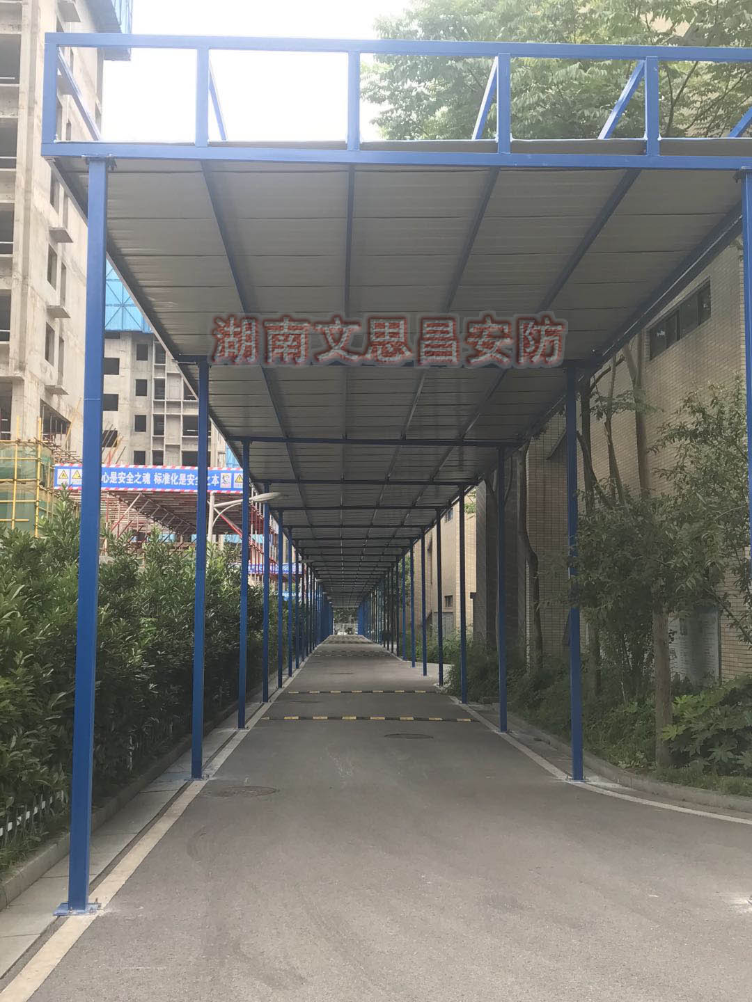 安全通道防護(hù)棚實例